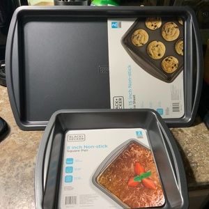 Black and decker bakeware 2 pieces
